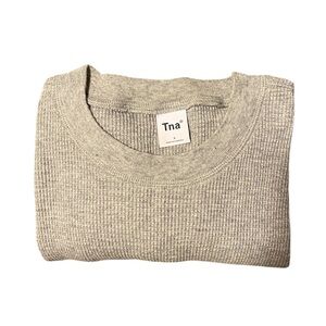 Aritzia TNA Waffle Knit Thermal Tee